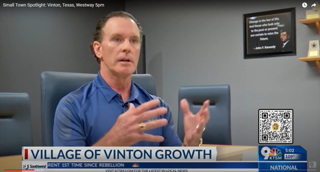 KTSM-News Channel 9 Interview w/ Bobby Bowling IV- Small Town Spotlight: Vinton/Westway