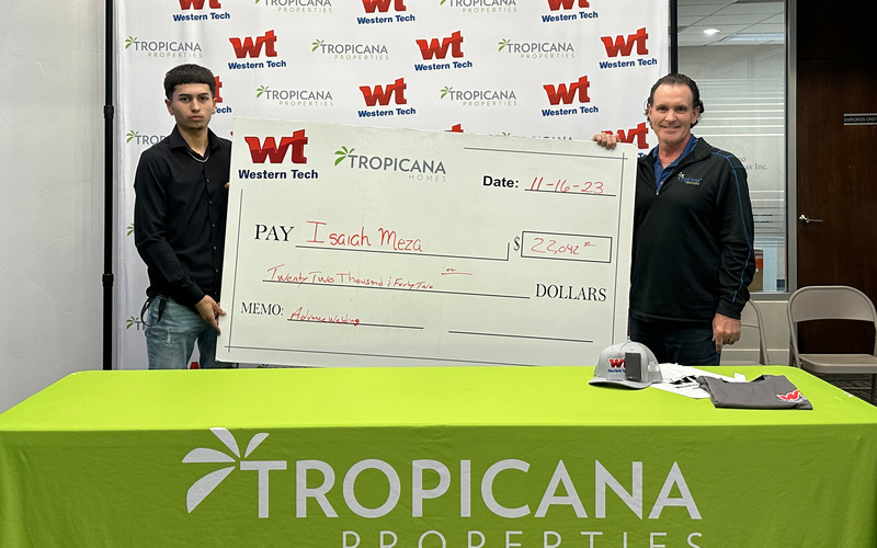 Tropicana Properties Announces Scholarship Award to Exceptional Student